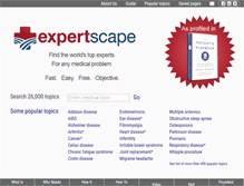 Tablet Screenshot of expertscape.com